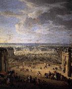 John Martin The Stables Viewed from the Chateau at Versailles Sweden oil painting artist